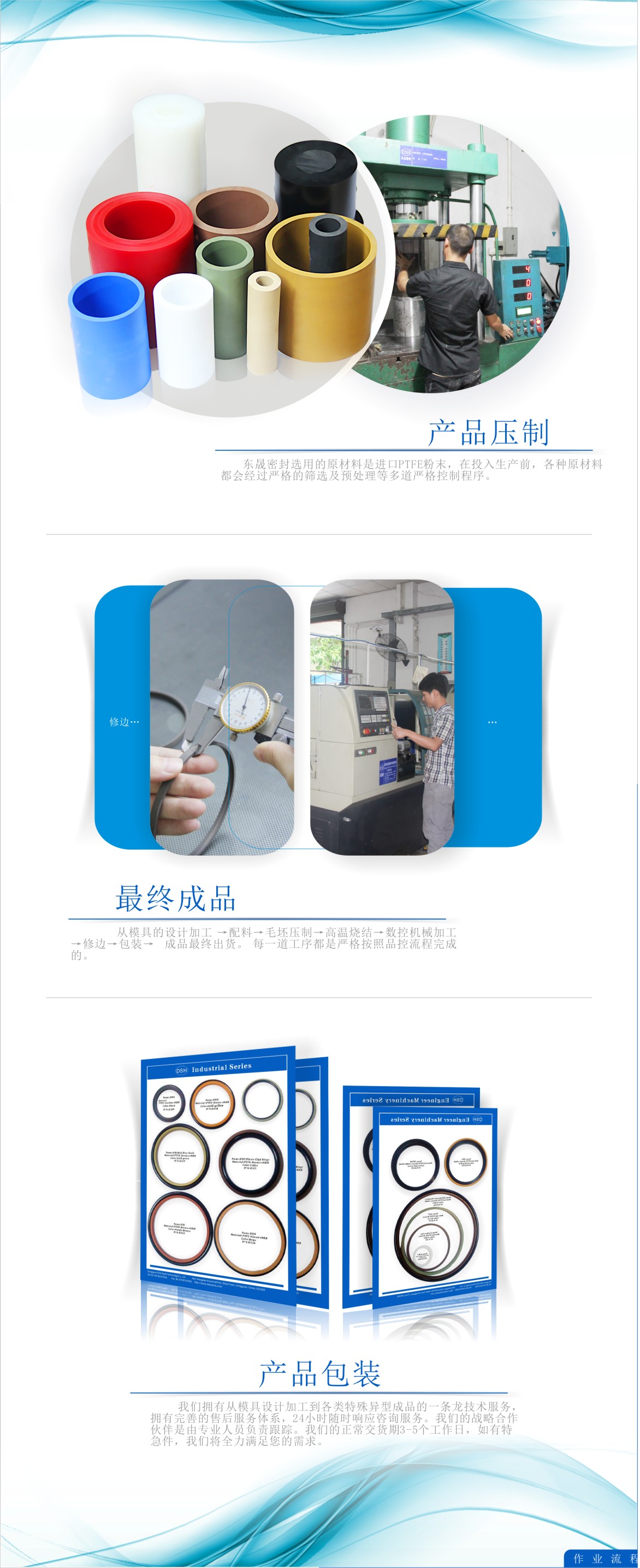 密封件產(chǎn)品生產(chǎn)流程圖 密封件產(chǎn)品生產(chǎn)流程圖