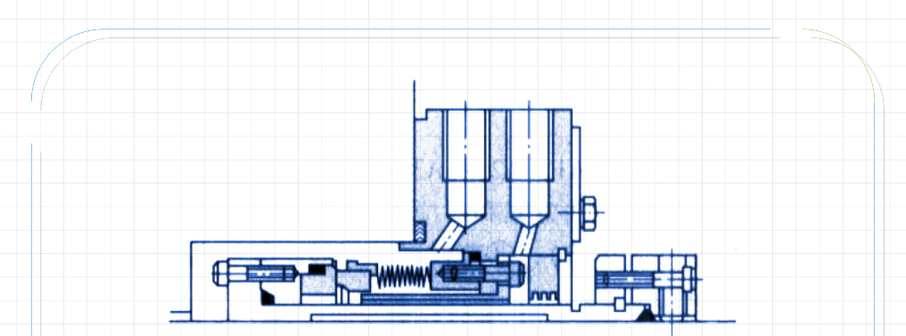 液壓密封件中的高溫靜止金屬金屬管波紋管式離心泵密封結構平面圖