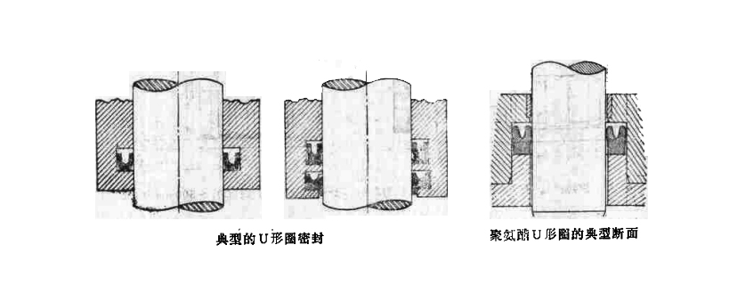 典型U型密封圈結(jié)構(gòu)圖