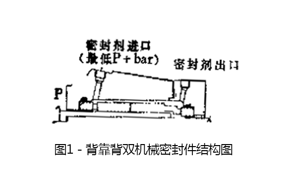 背靠背雙機械密封件結構圖
