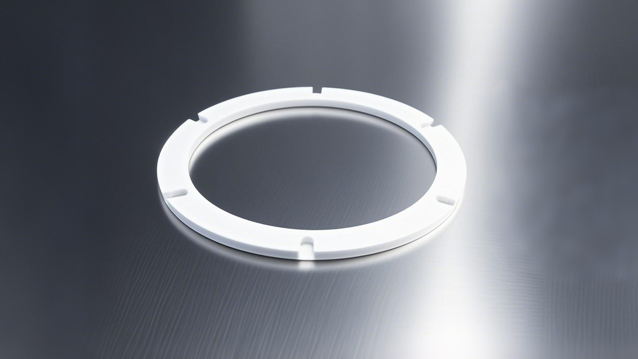 四氟六片密封件 - 由聚四氟乙烯的造的密封件，化工行業(yè)、設(shè)備是造粒機(jī)。