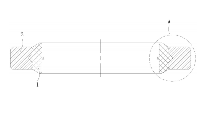 一種防脫落式組合密封墊圈限位與密封結構