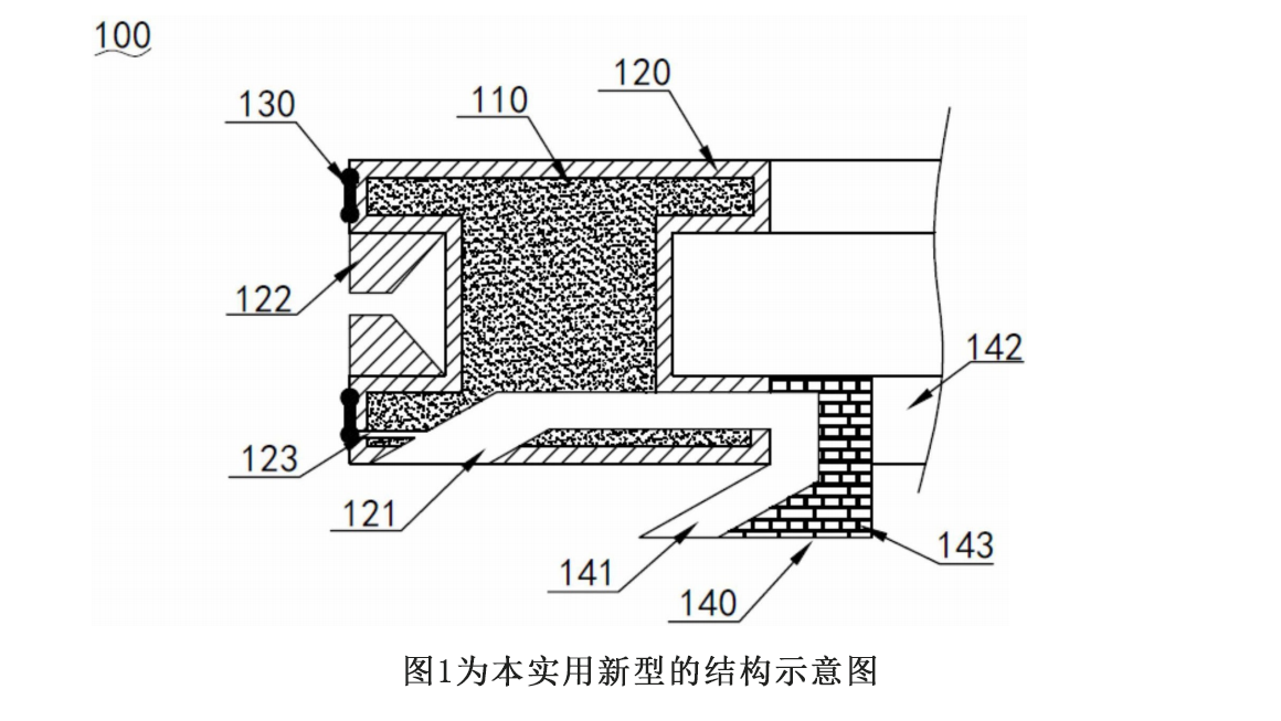 圖1為本實(shí)用新型的結(jié)構(gòu)示意圖 一種具有防水隔油的密封件