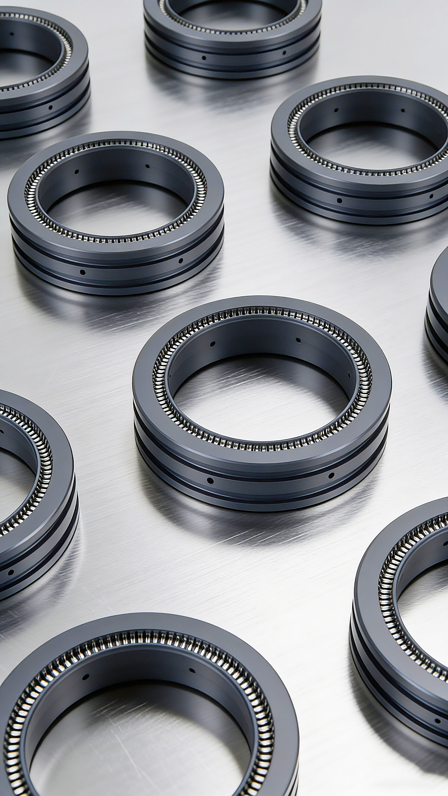 四氟雙向彈簧泛塞封2000