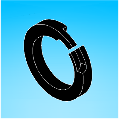 開口活塞密封環DKH