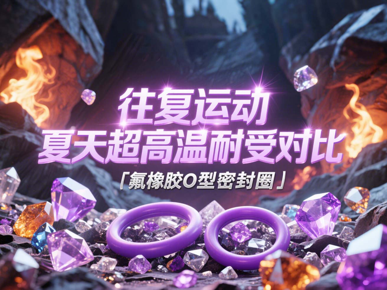 氟橡膠O型密封圈 ? 往復運動夏天超高溫耐受對比!?