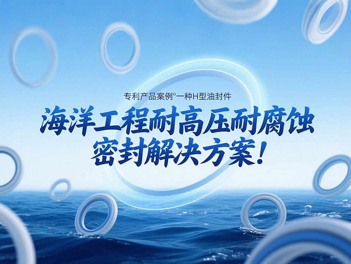 專利產(chǎn)品案例 ? 一種H型油封件:海洋工程耐高壓耐腐蝕的密封解決方案!