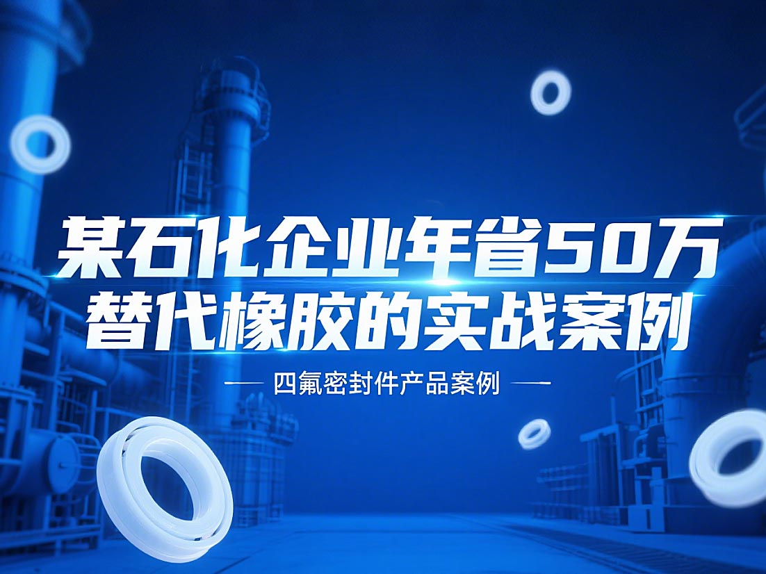 某石化企業年省50萬:四氟密封件替代橡膠的實戰案例!