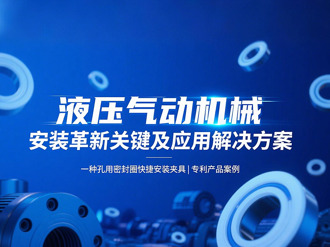 專利產品案例 ? 一種孔用密封圈快捷安裝夾具:液壓氣動機械的革新安裝工藝關鍵及應用解決方案!