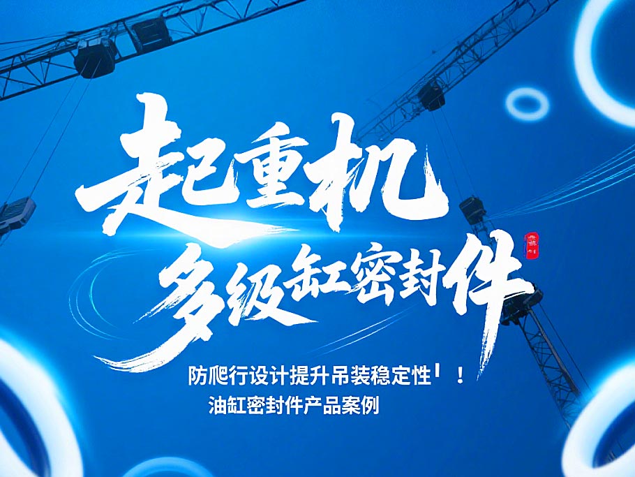 起重機(jī)多級油缸密封件!防爬行設(shè)計(jì)提升吊裝穩(wěn)定性?!