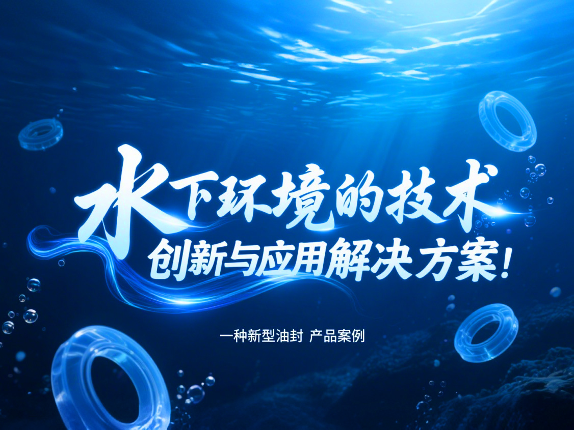 一種新型油封產品案例 ? 水下環境的技術創新與應用解決方案！