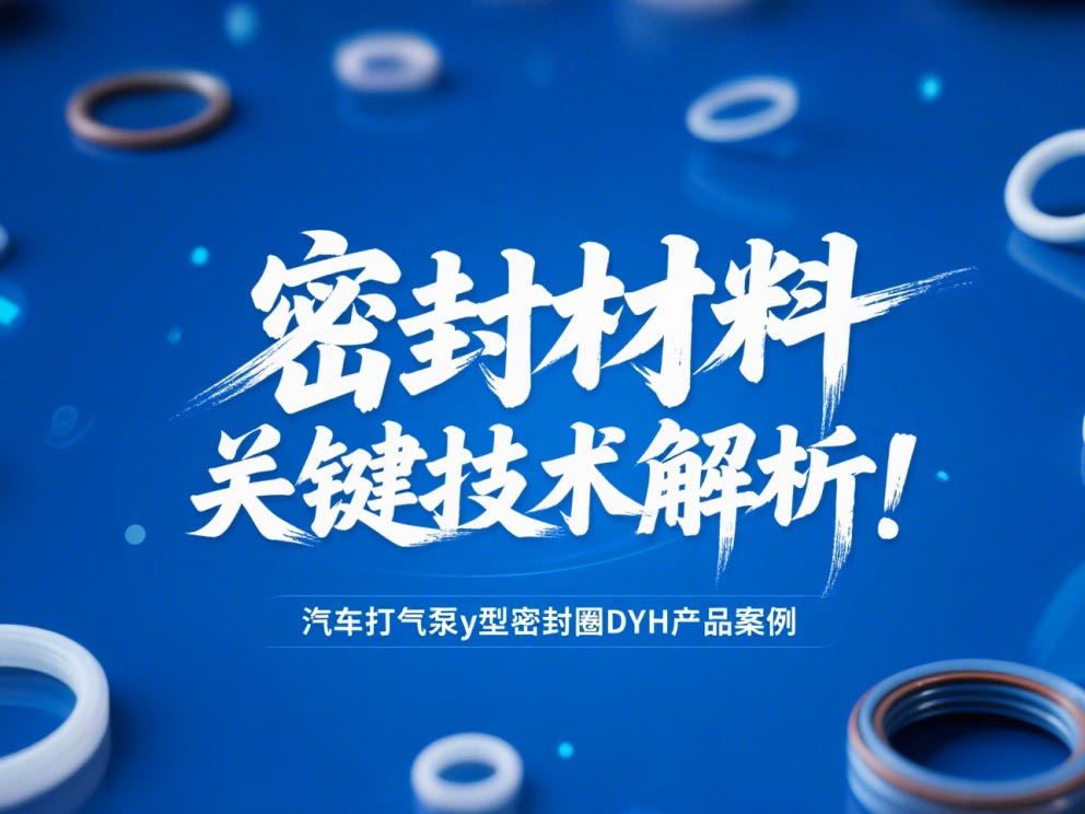 汽車打氣泵y型密封圈DYH產(chǎn)品案例 ? 密封材料改性關(guān)鍵技術(shù)解析!